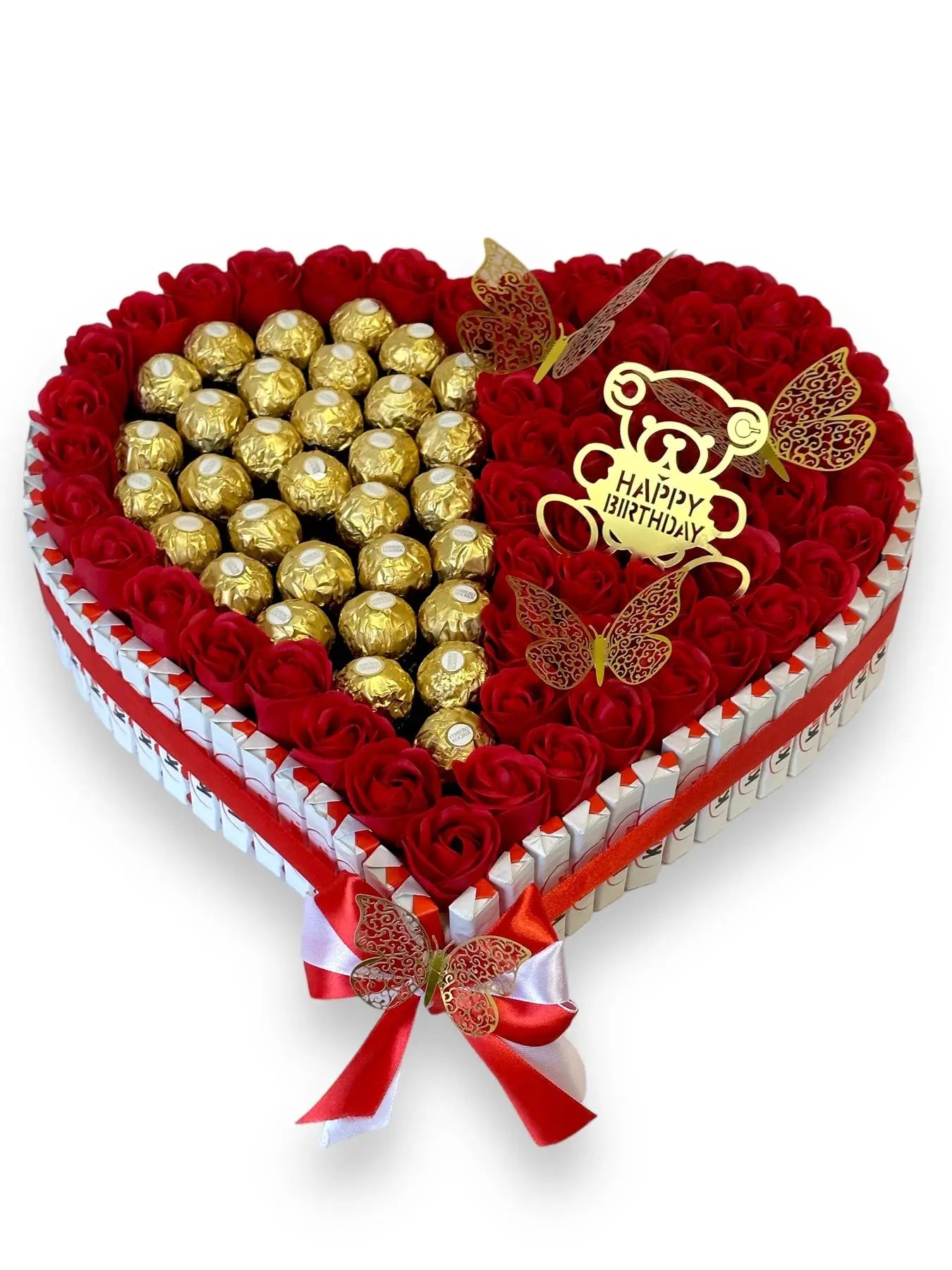 Coffret cœur “Happy Birthday” - Luxe Design