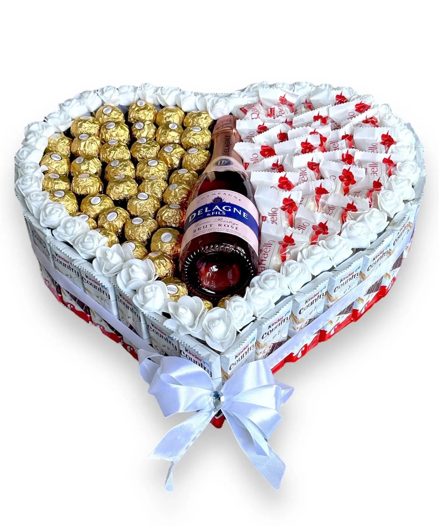 Coffret cœur champagne - Luxe Design