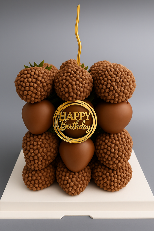 Chocolate Strawberry Sculpture – Birthday Special